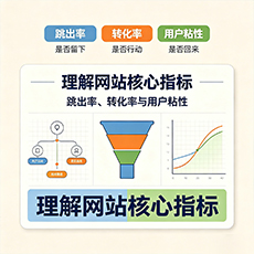 许昌建站-理解网站核心指标：跳出率、转化率与用户粘性